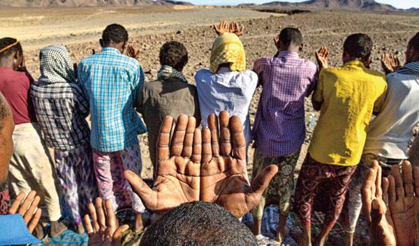 吉布提海岸的中国山寨手机